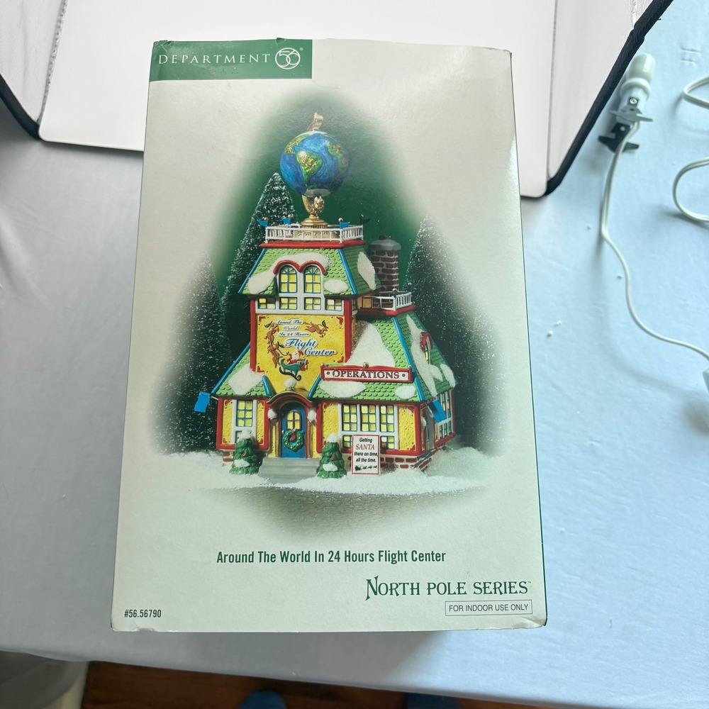 Dept 56 North Pole Series Around the World in 24 Hours Flight Center 56.56790 - Picture 7 of 8